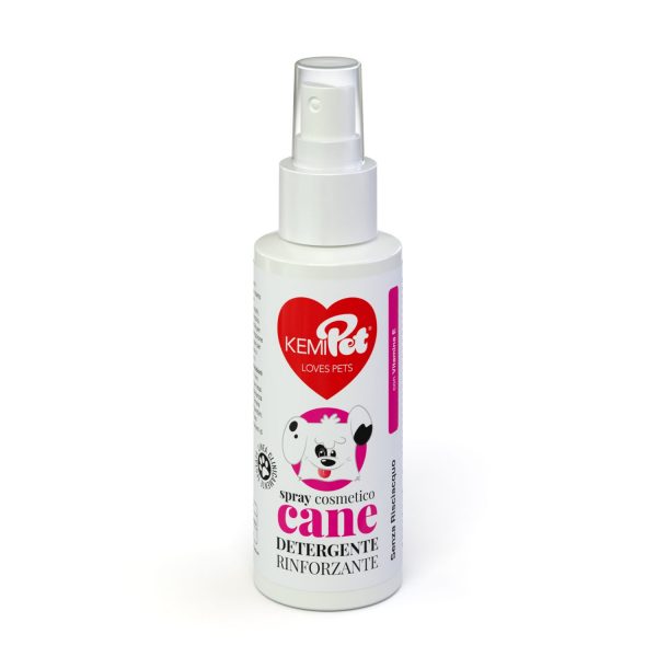 Detergente Spray senza risciacquo Rinforzante 100 ml Kemipet Cane