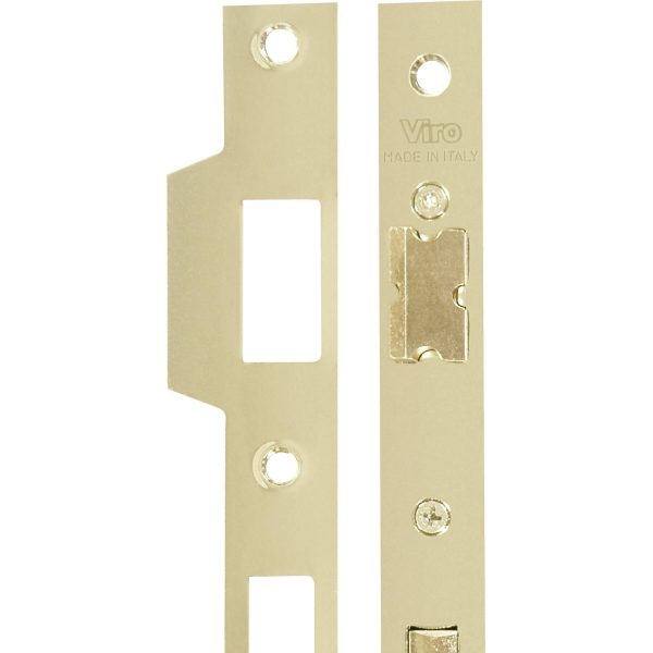 Serratura Infilare Viro bordo quadro Ottone  – Entrata 70