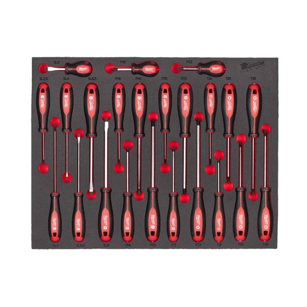 Milwaukee 4932479830 Set di Giraviti completo 23 pezzi