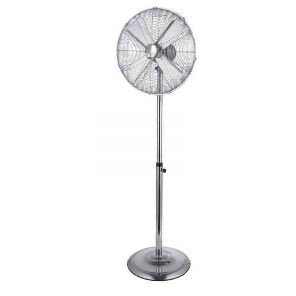 CFG Ventilatore da terra in metallo Ø 45 cm cromato