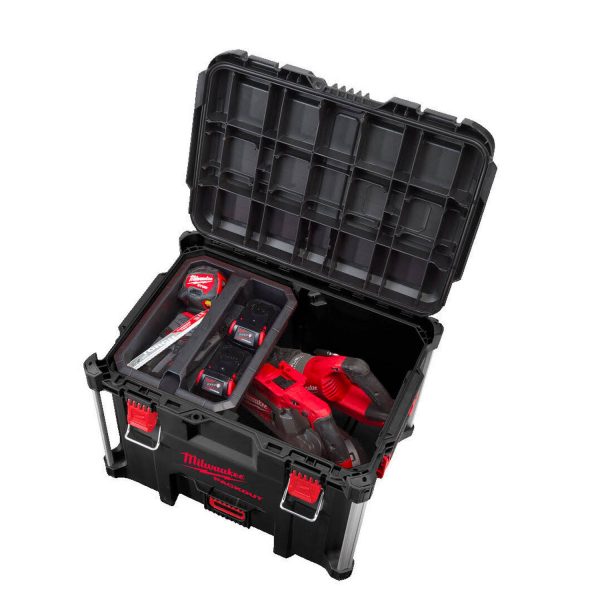 Milwaukee 493246244 Packout Set 3 pezzi – Trolley, cassetta porta utensili e cassetta porta attrezzi